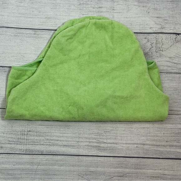 Babies R Us Hooded Baby Towel Green Duck Cotton Bath Wrap - Picture 8 of 9
